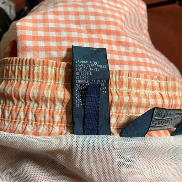 Polo by Ralph Lauren Gingham Pattern Traveler Cotton Blend, Swim Shorts. - Picture 13 of 16